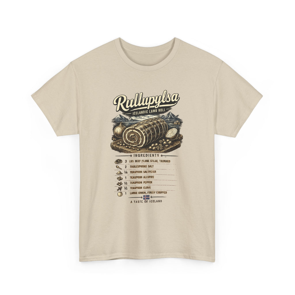 Rullupylsa Icelandic Lamb Roll Recipe T-Shirt