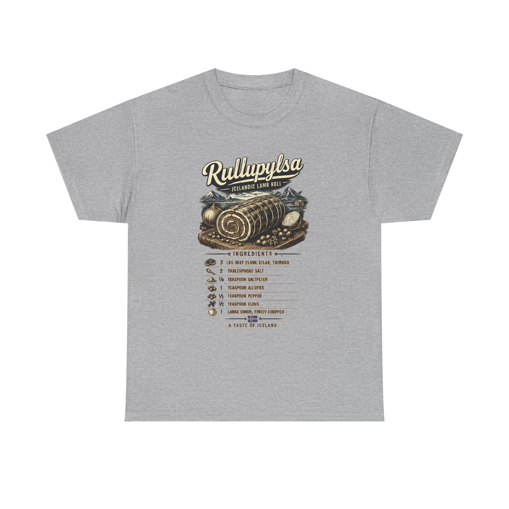 Rullupylsa Icelandic Lamb Roll Recipe T-Shirt