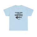 Gimli Hardfiskur T-Shirt — "I'm Only Here for the Hardfiskur" Fish Skeleton Tee