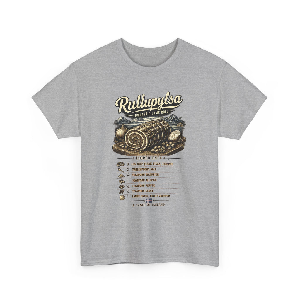 Rullupylsa Icelandic Lamb Roll Recipe T-Shirt