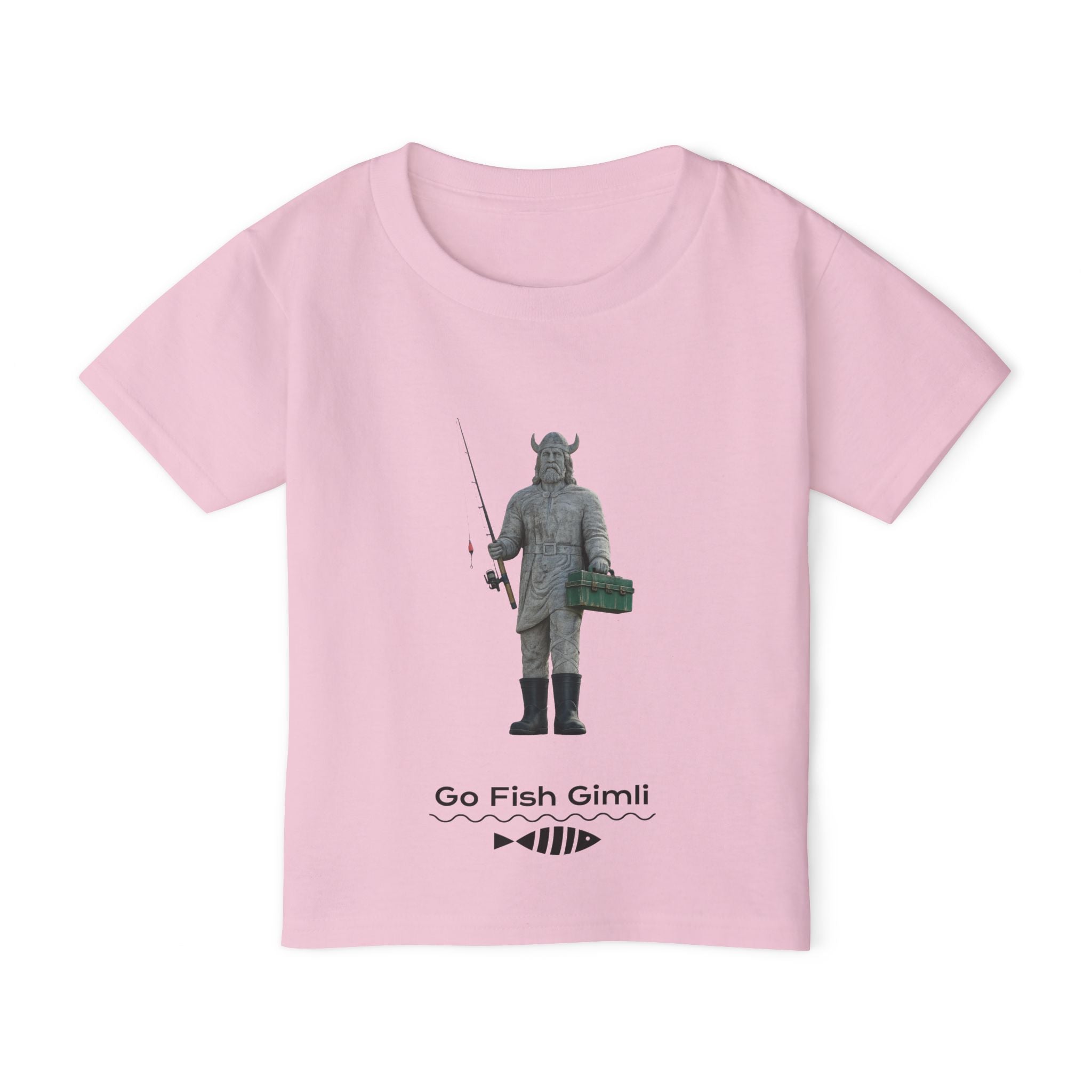 Toddler T-Shirt — "Go Fish Gimli" Viking T Graphic Tee