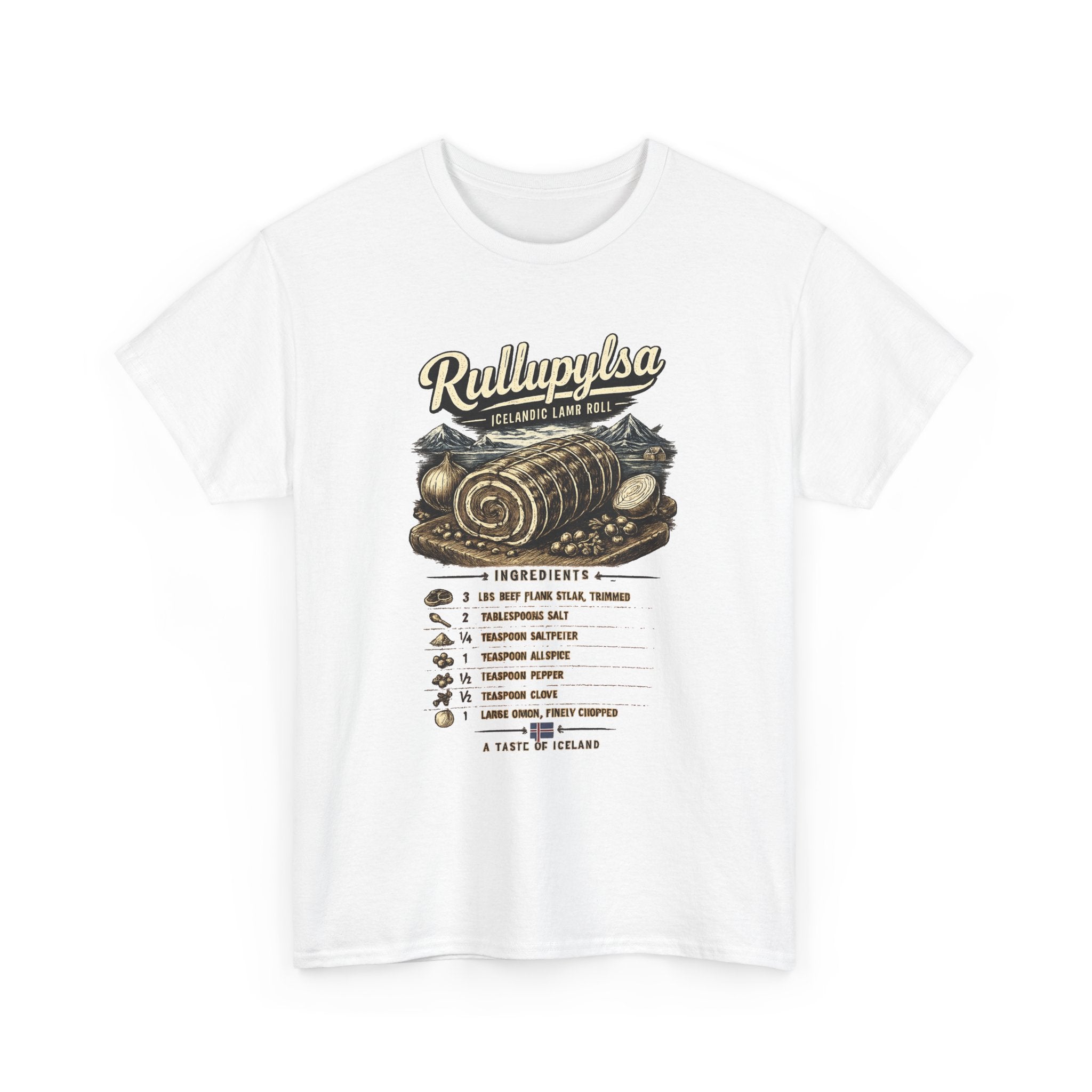 Rullupylsa Icelandic Lamb Roll Recipe T-Shirt