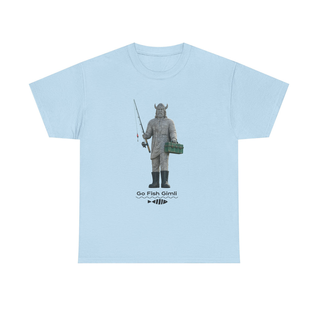 Gimli Fishing Tee — "Go Fish, Gimli" Graphic T-Shirt