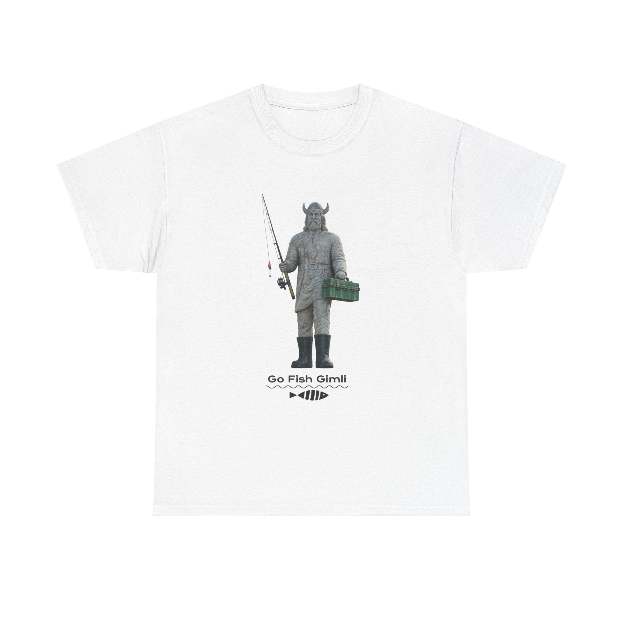 Gimli Fishing Tee — "Go Fish, Gimli" Graphic T-Shirt
