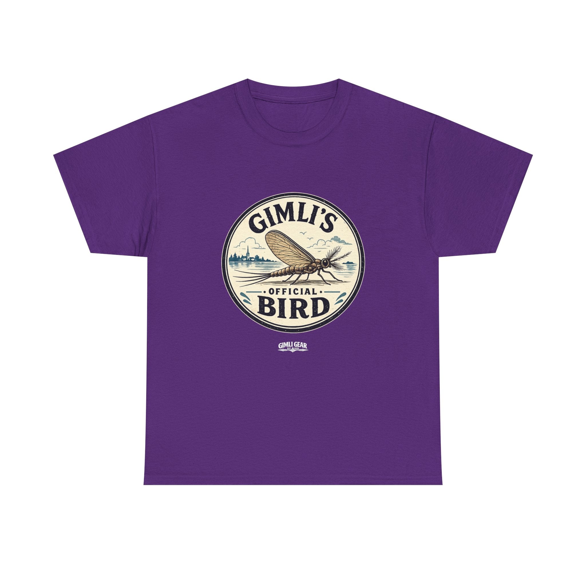 Gimli’s Official Bird T-Shirt — Vintage Fishing / Lakeside Adventure Tee