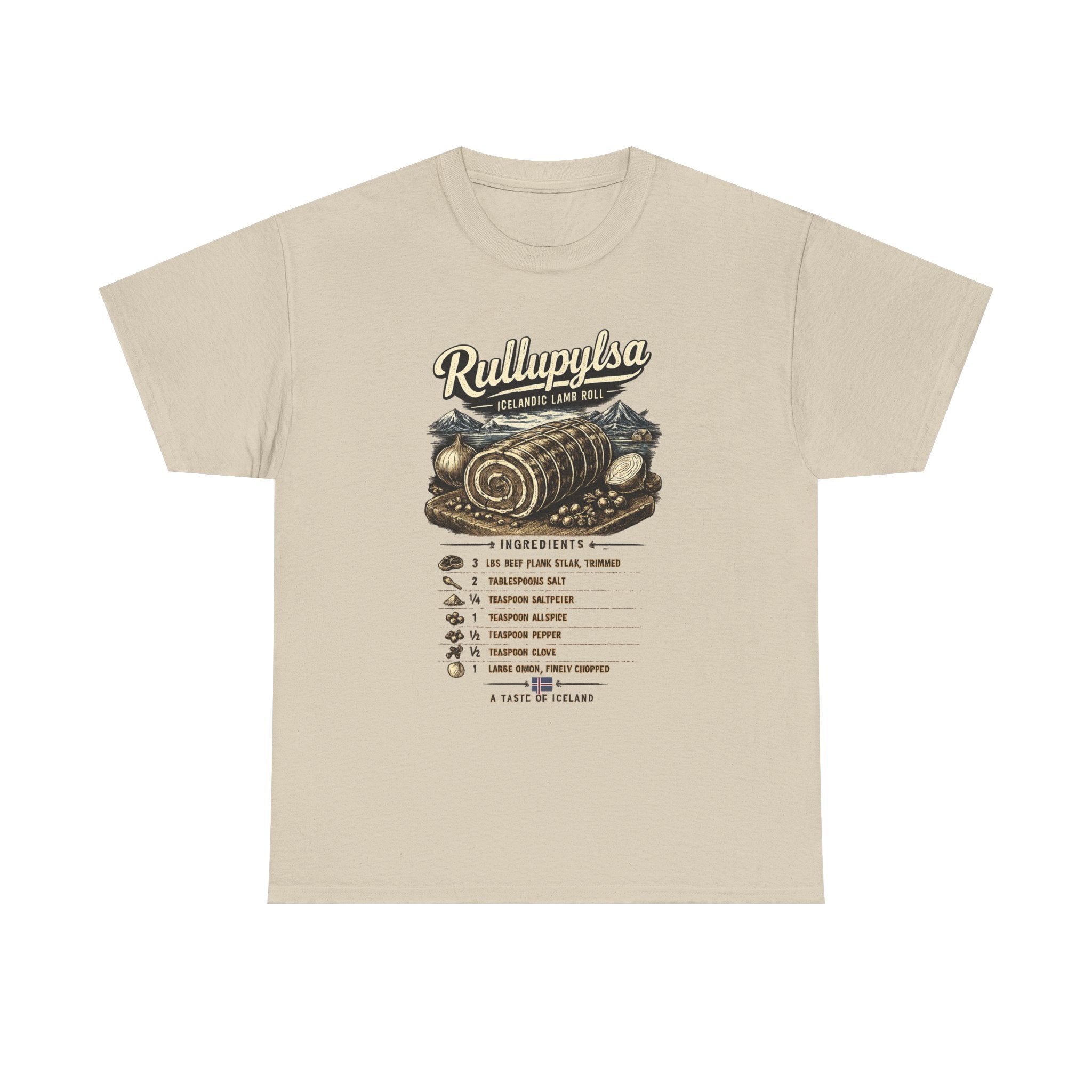 Rullupylsa Icelandic Lamb Roll Recipe T-Shirt