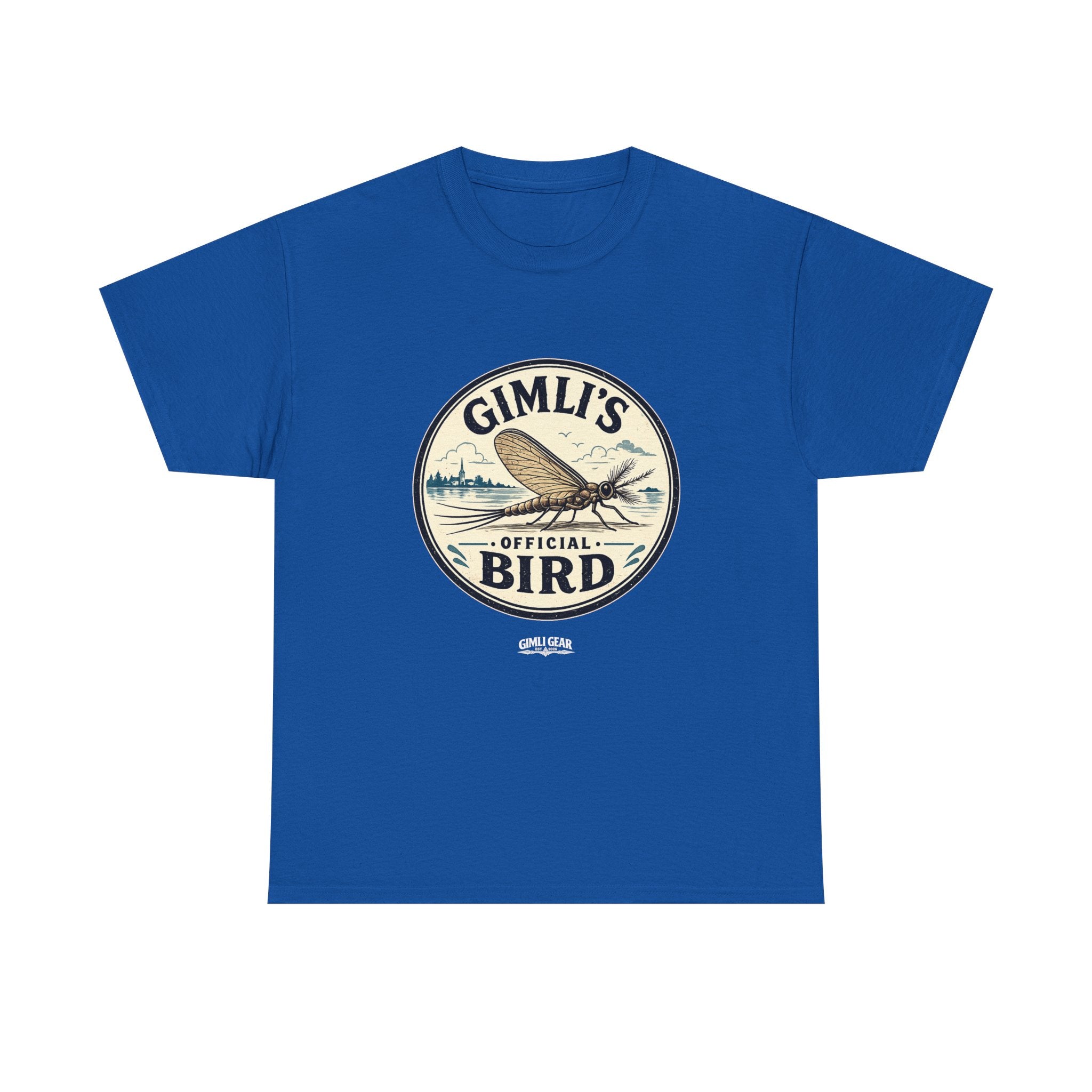 Gimli’s Official Bird T-Shirt — Vintage Fishing / Lakeside Adventure Tee