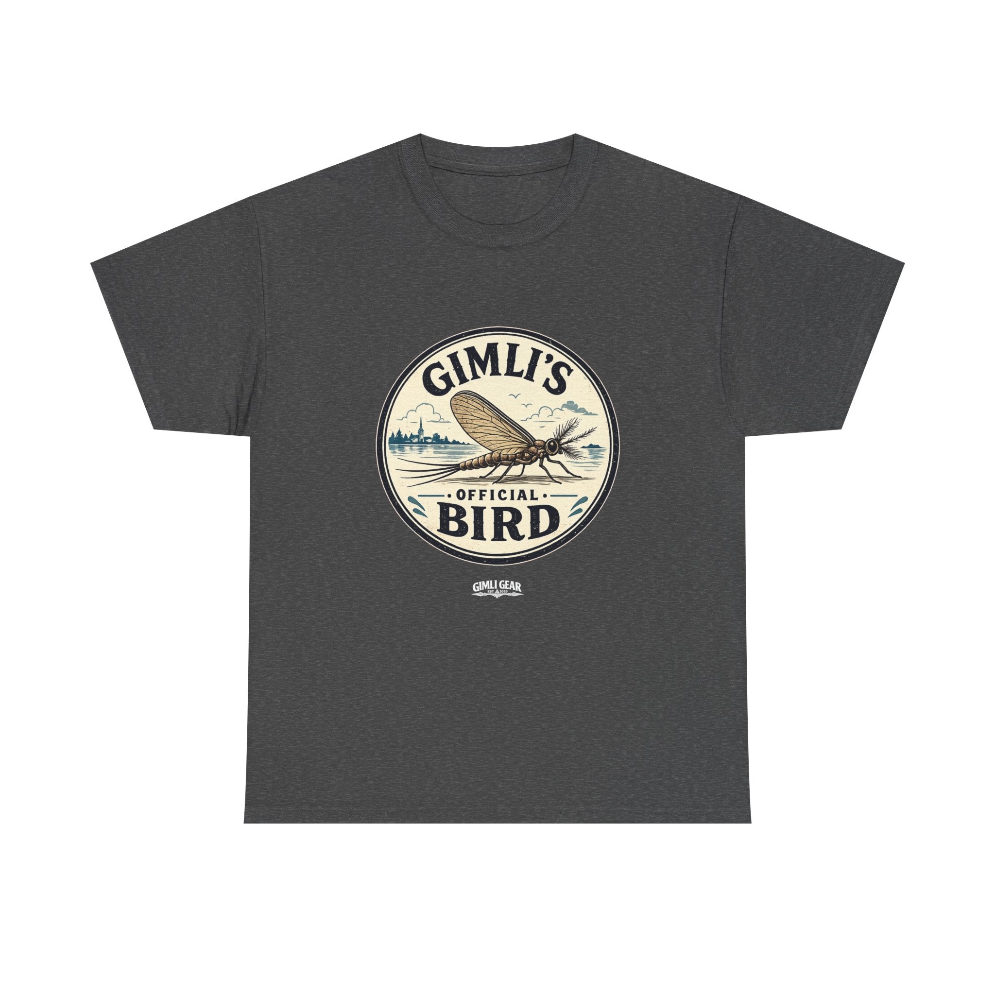 Gimli’s Official Bird T-Shirt — Vintage Fishing / Lakeside Adventure Tee