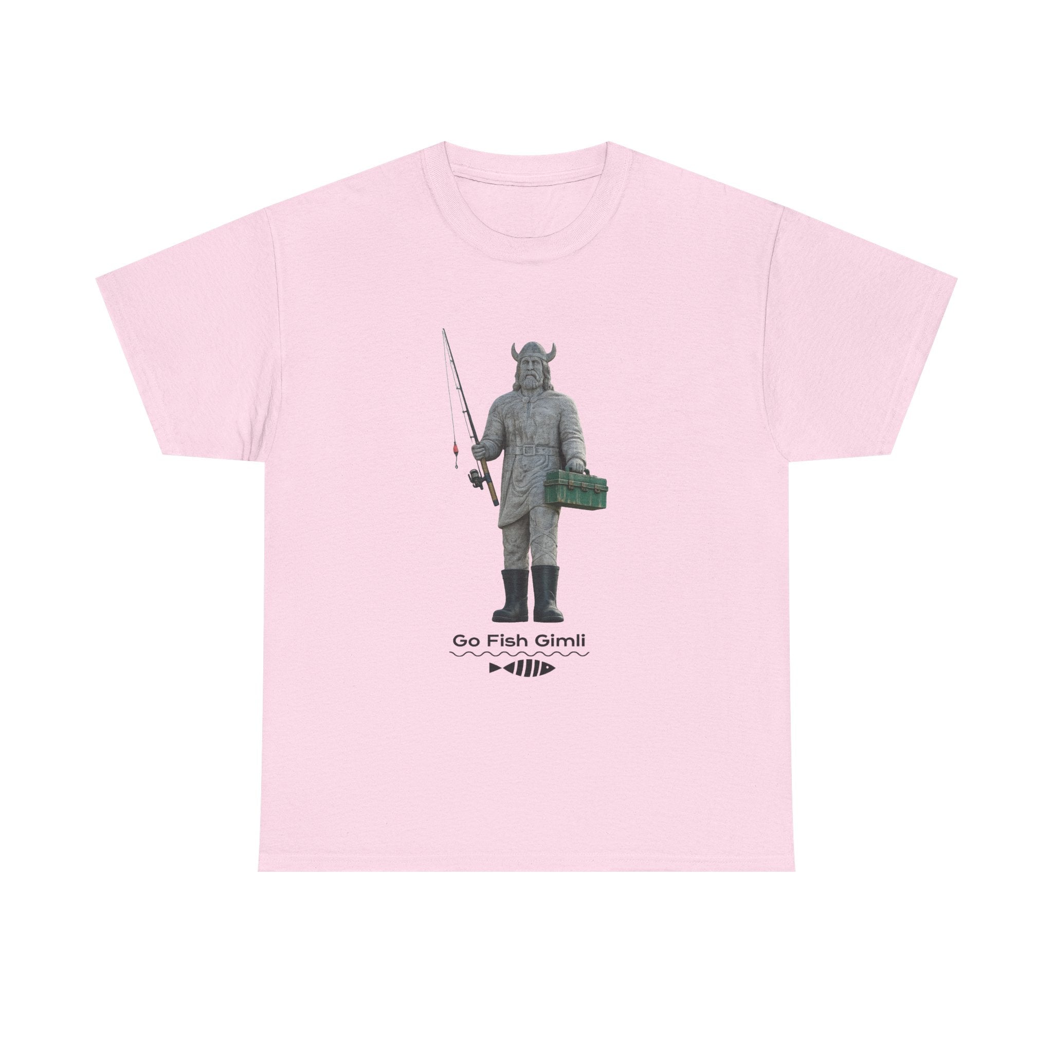 Gimli Fishing Tee — "Go Fish, Gimli" Graphic T-Shirt