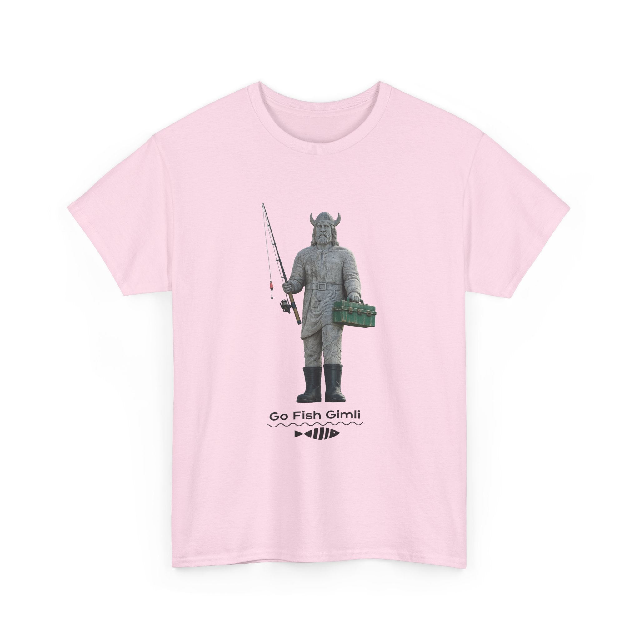 Gimli Fishing Tee — "Go Fish, Gimli" Graphic T-Shirt