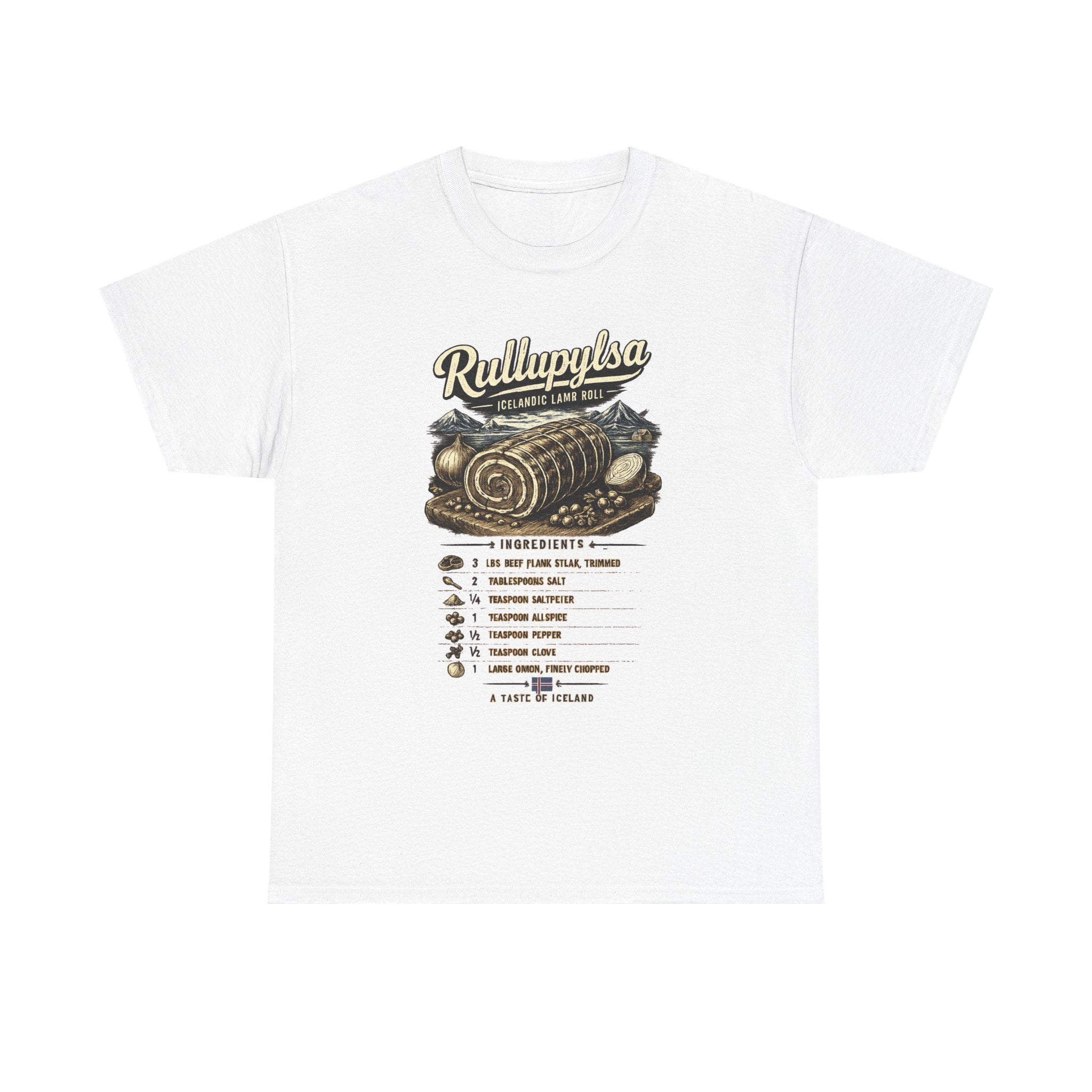 Rullupylsa Icelandic Lamb Roll Recipe T-Shirt