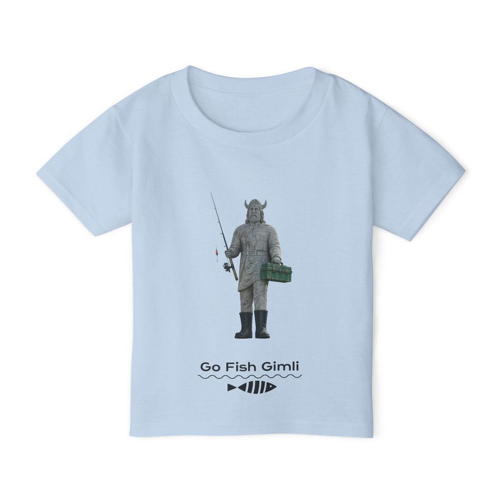 Toddler T-Shirt — "Go Fish Gimli" Viking T Graphic Tee