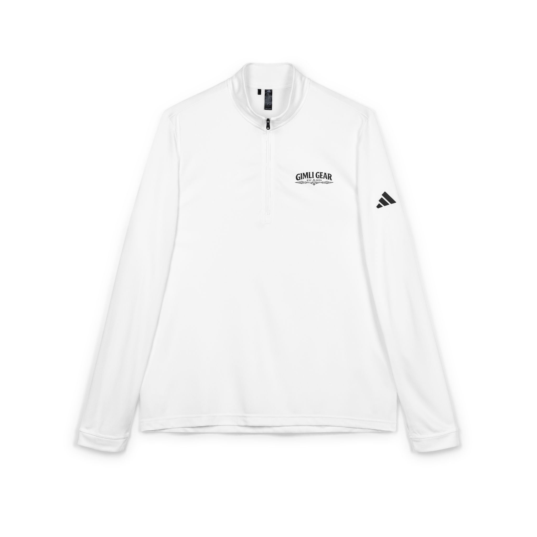 Embroidered Quarter-Zip Pullover — adidas Performance Half-Zip