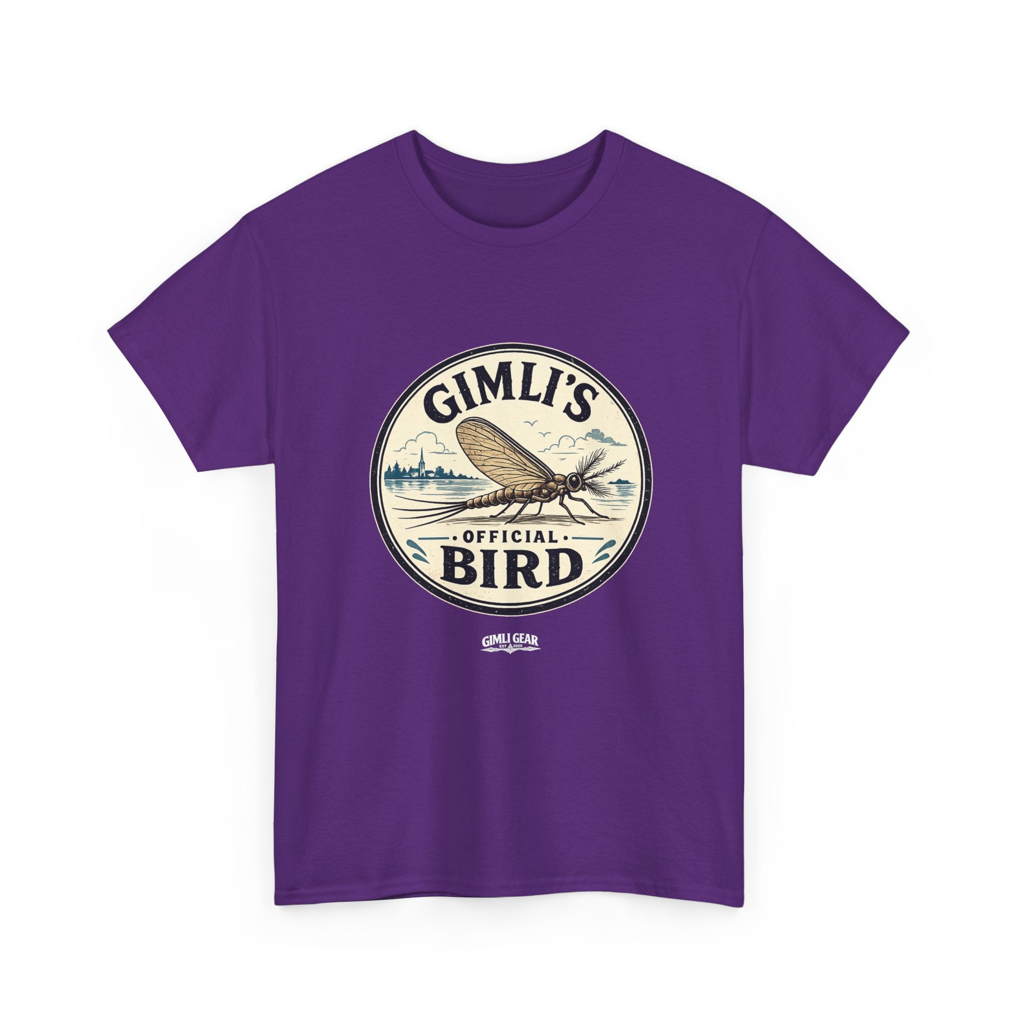 Gimli’s Official Bird T-Shirt — Vintage Fishing / Lakeside Adventure Tee