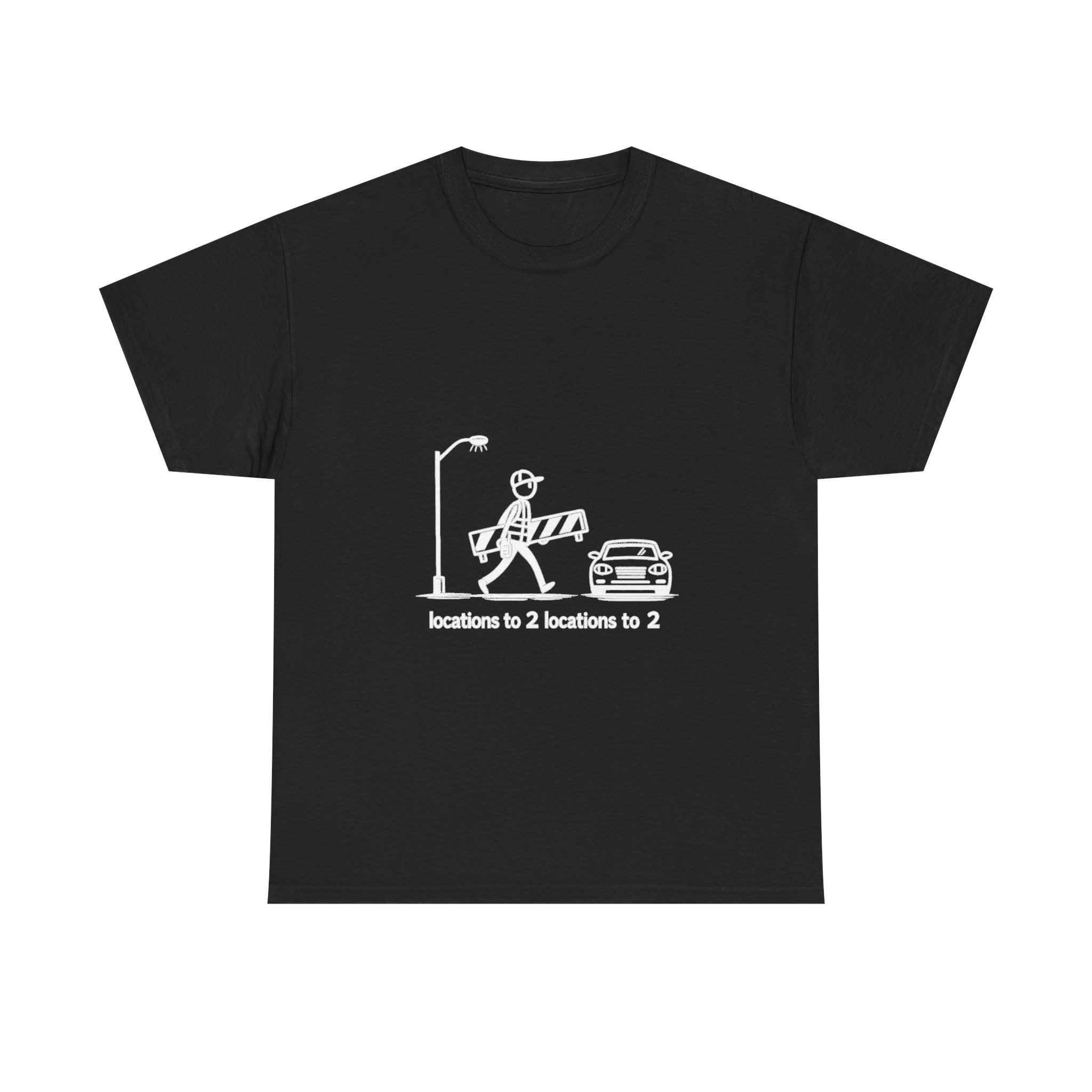 Heard On Set T-Shirt – Film Crew Location Shirt ("locations to 2 locations to 2")