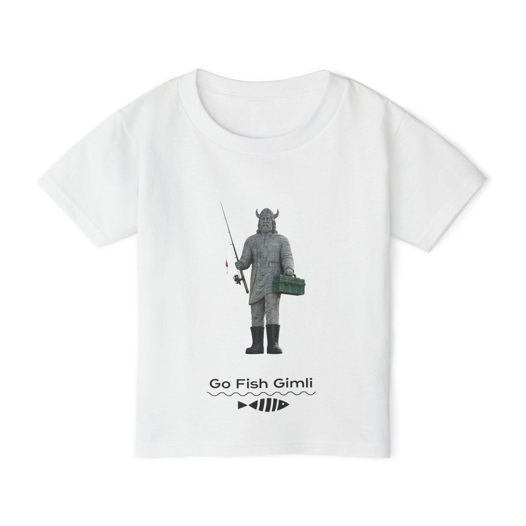 Toddler T-Shirt — "Go Fish Gimli" Viking T Graphic Tee